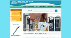 Desktop Screenshot of novoagua.com